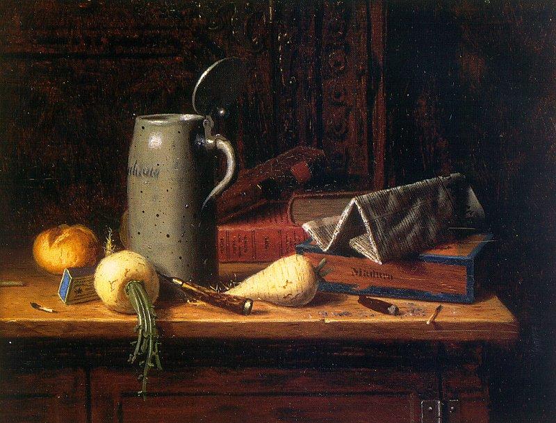 William Michael Harnett Still Life with Turnips France oil painting art